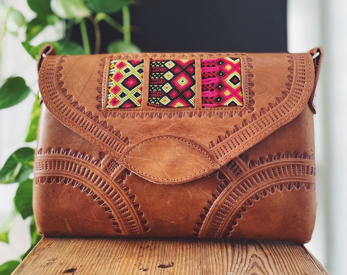 Boho Leather Crossbody Bags for Women Small Leather Etsy