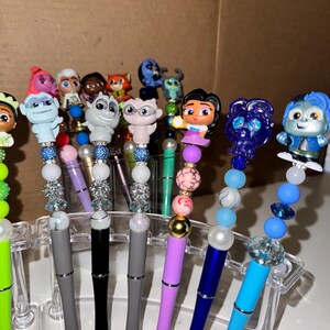 Customized Beaded Character Pens