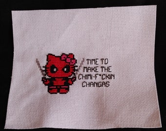 Hello Kitty Cross Stitch Etsy