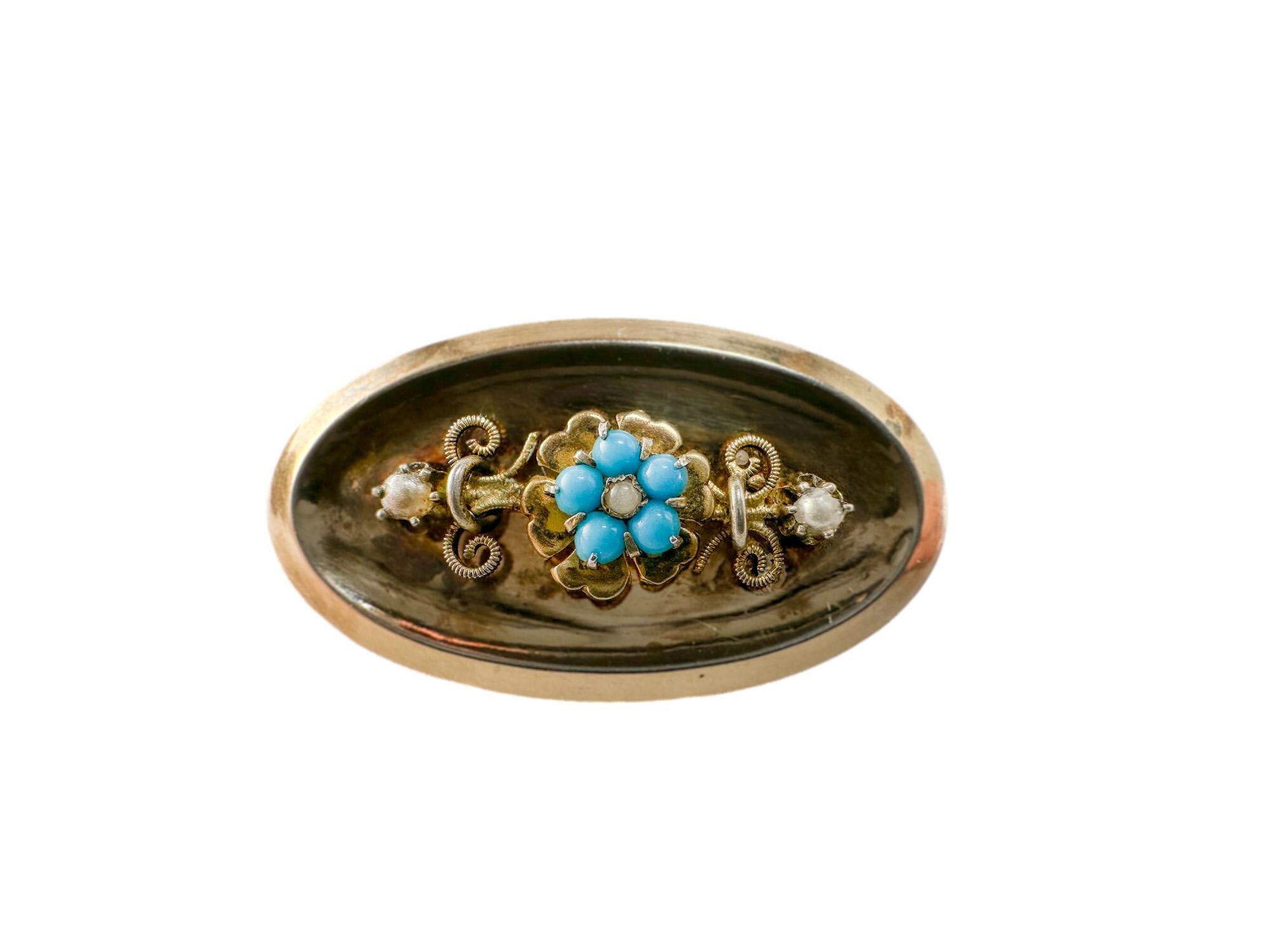 Broche Ancienne Grand Nœud Doré XIXème Siècle - Bijou Vintage En Métal Doré, Bon état