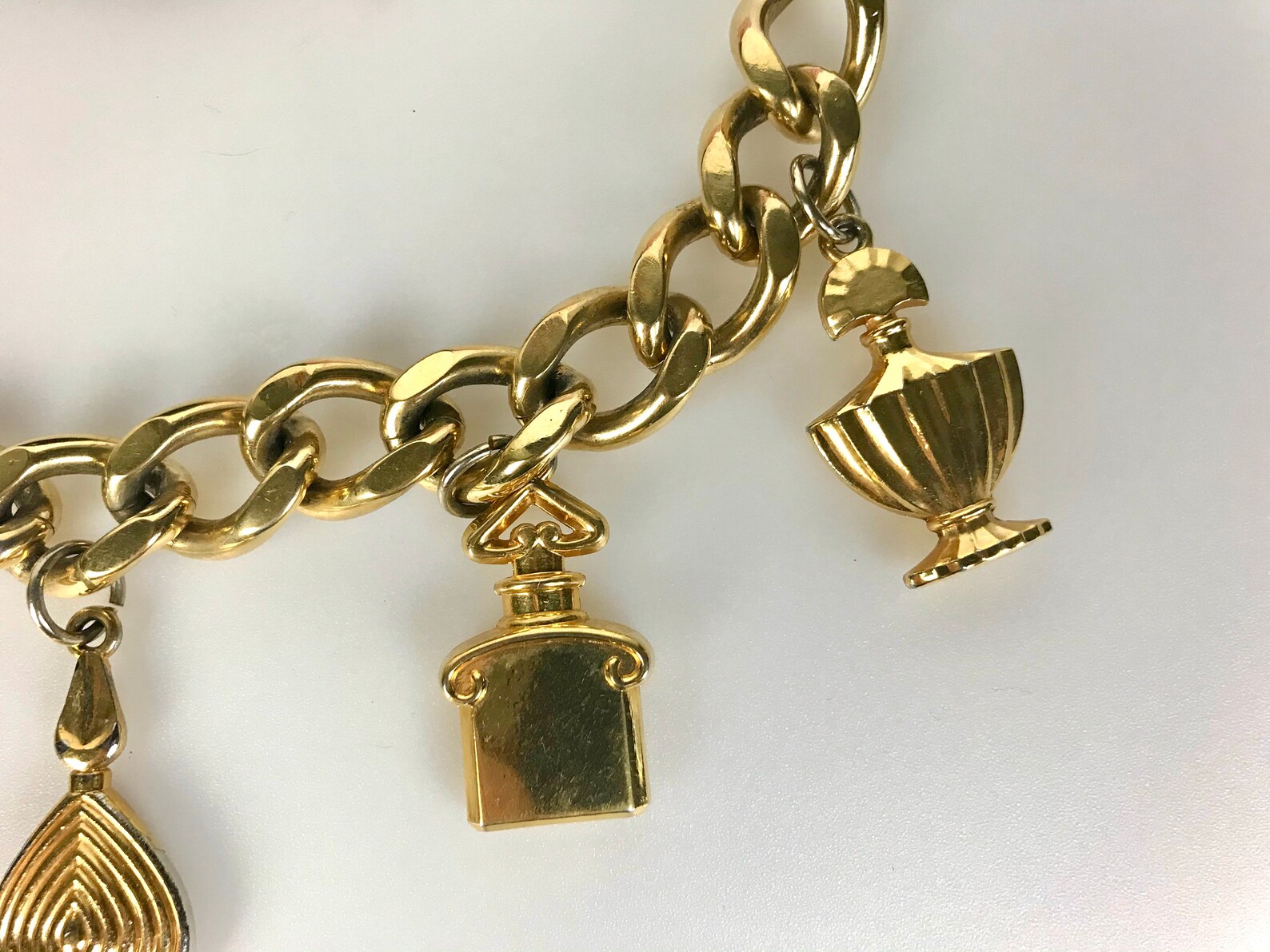 90s Guerlain bracelet with perfume bottle charms Deauville | Etsy