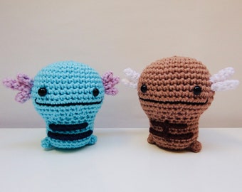 Handmade Wooper Amigurumi Plush: Paldean version available