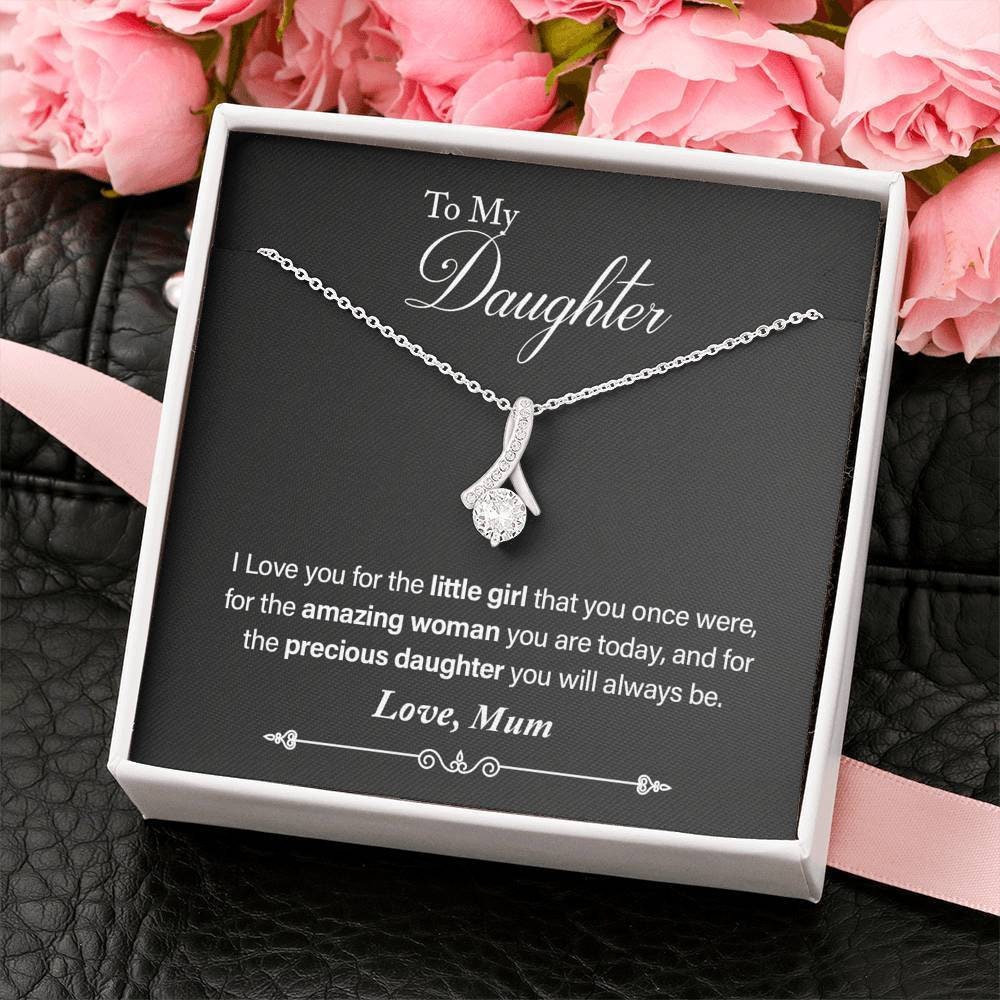 Buy Mum Daughter Necklaces, Gift From Daughter, Mum Daughter Gifts, Mum  Gift, Mother Daughter , Mother Jewelry, Pinky Promise Online in India - Etsy