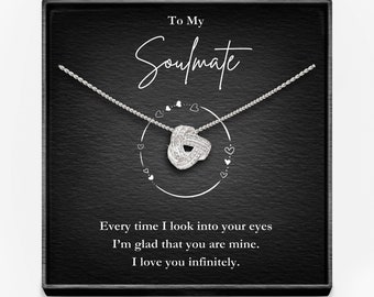 Soulmate Glad Your Mine - Infinity Knot Necklace