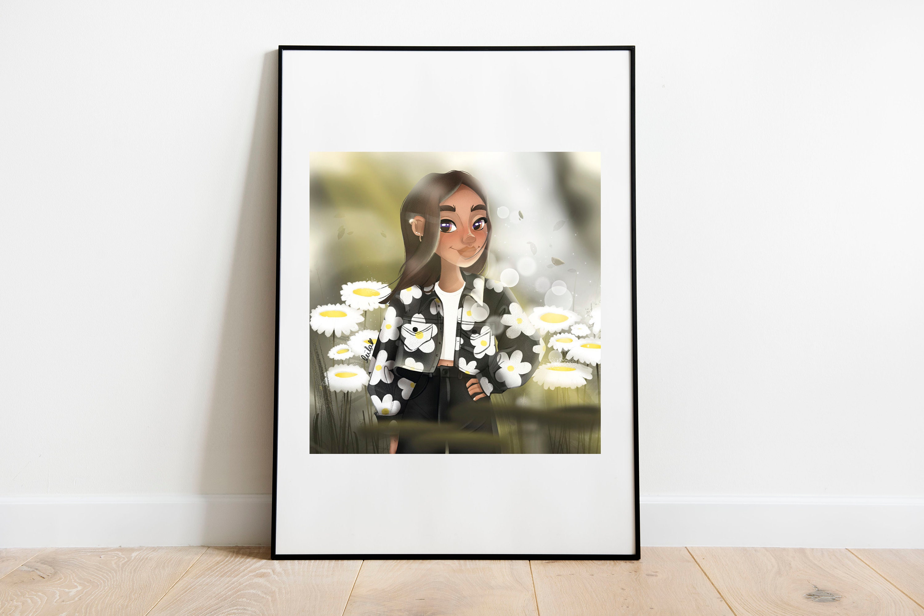 Flowers - Illustration 21 X 29.7 cm | A4