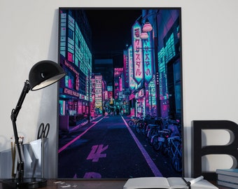 Poster Of Tokyo - A Neon Wonderland Wall Art For Gamers, Anime, Manga & Japan Lovers, Various Sizes