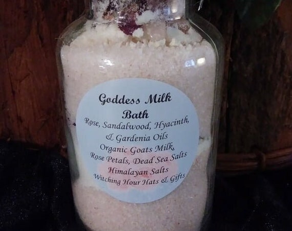 Goddess Milk Bath with Rose Quartz Chips