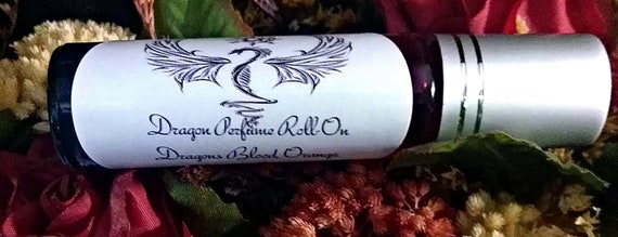Dragon Perfume Roll-On with Garnet Chips