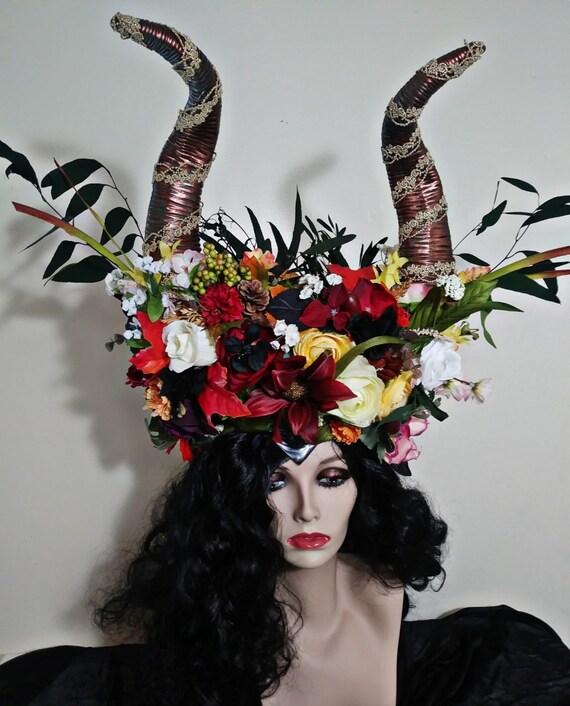 Queen of the Fae Horned Crown ~ OOAK