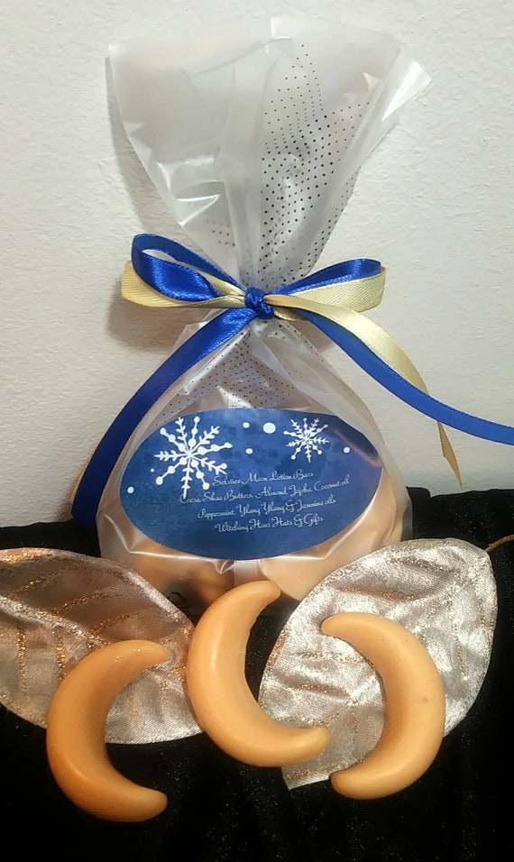 Winter Solstice Crescent Moon Lotion Bars