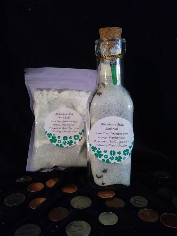 Abundance Milk Bath with Tiger's Eye chips