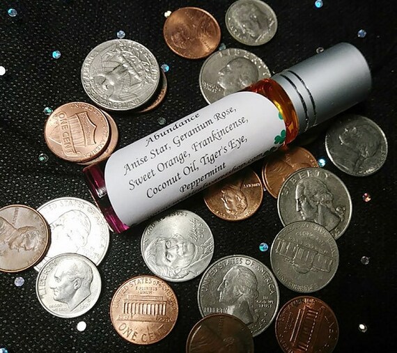 Abundance Perfume Roll-On with Tigers Eye Chips