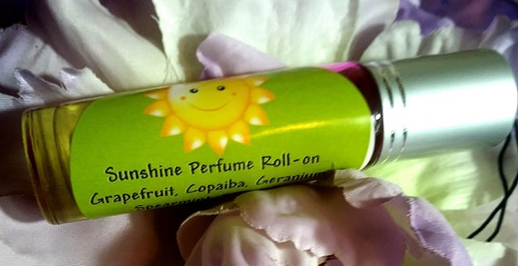 Sunshine Perfume Roll-On ~10 ML with Sunstone Chips