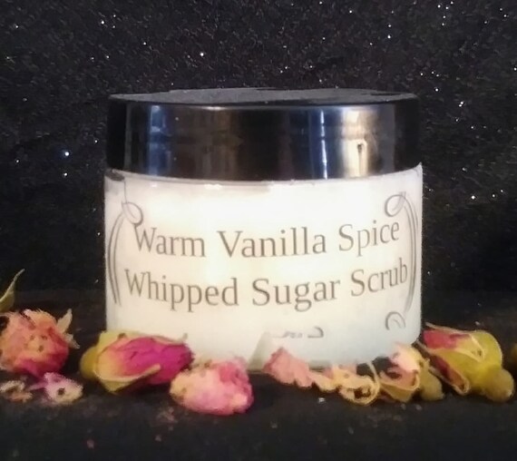 Warm Vanilla Spice Whipped Sugar Scrub