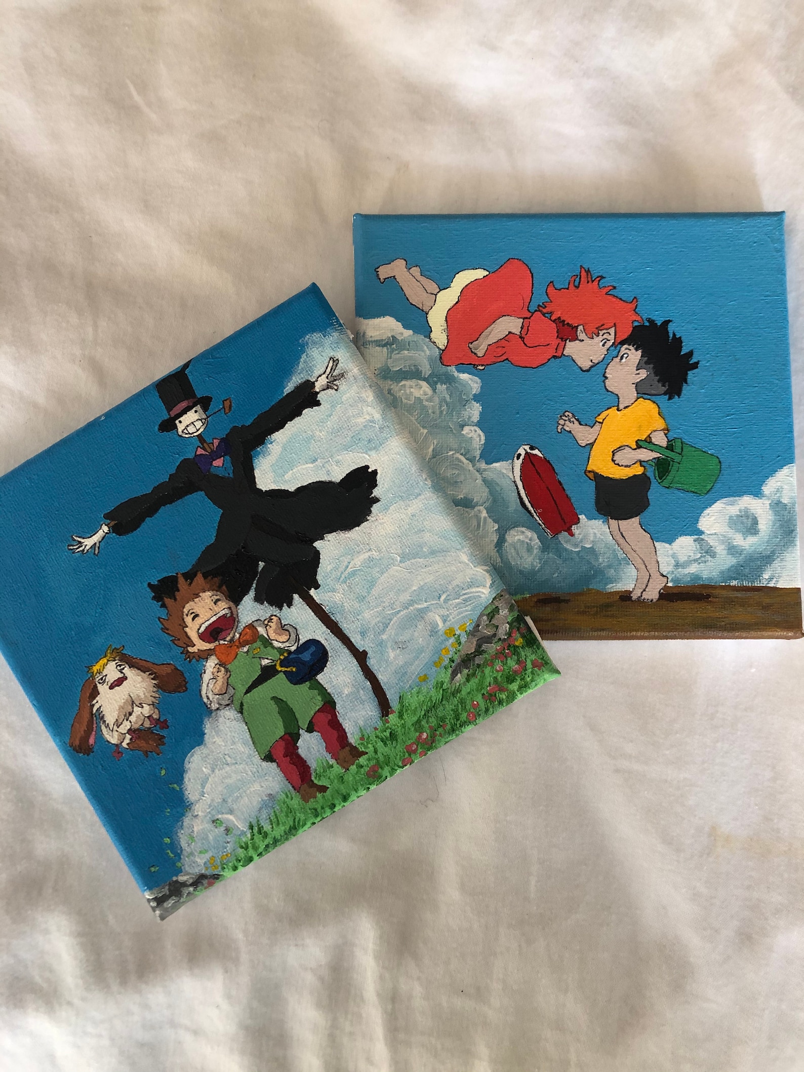 Custom anime canvas painting | Etsy