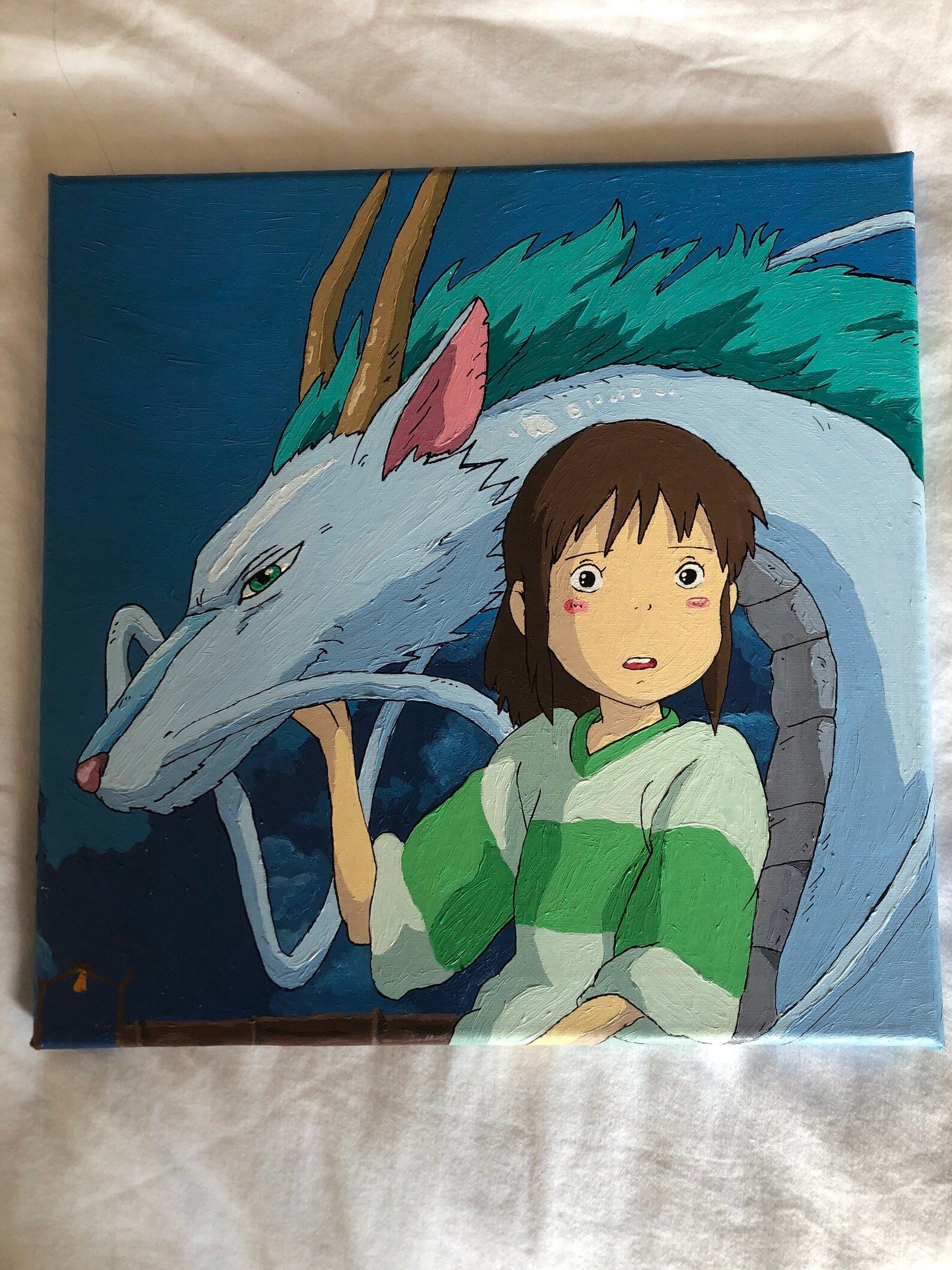 Custom anime canvas painting | Etsy