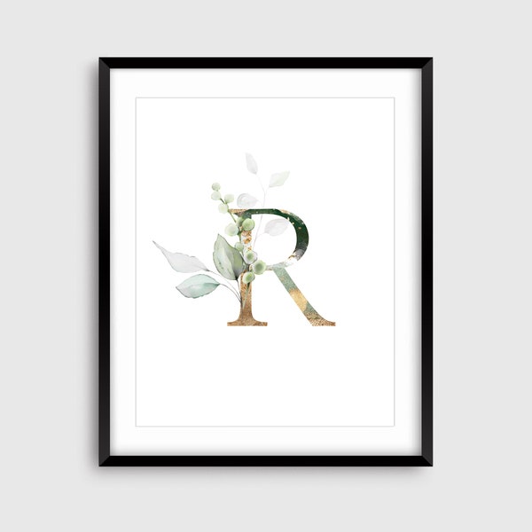 Initial Wall Art - Etsy