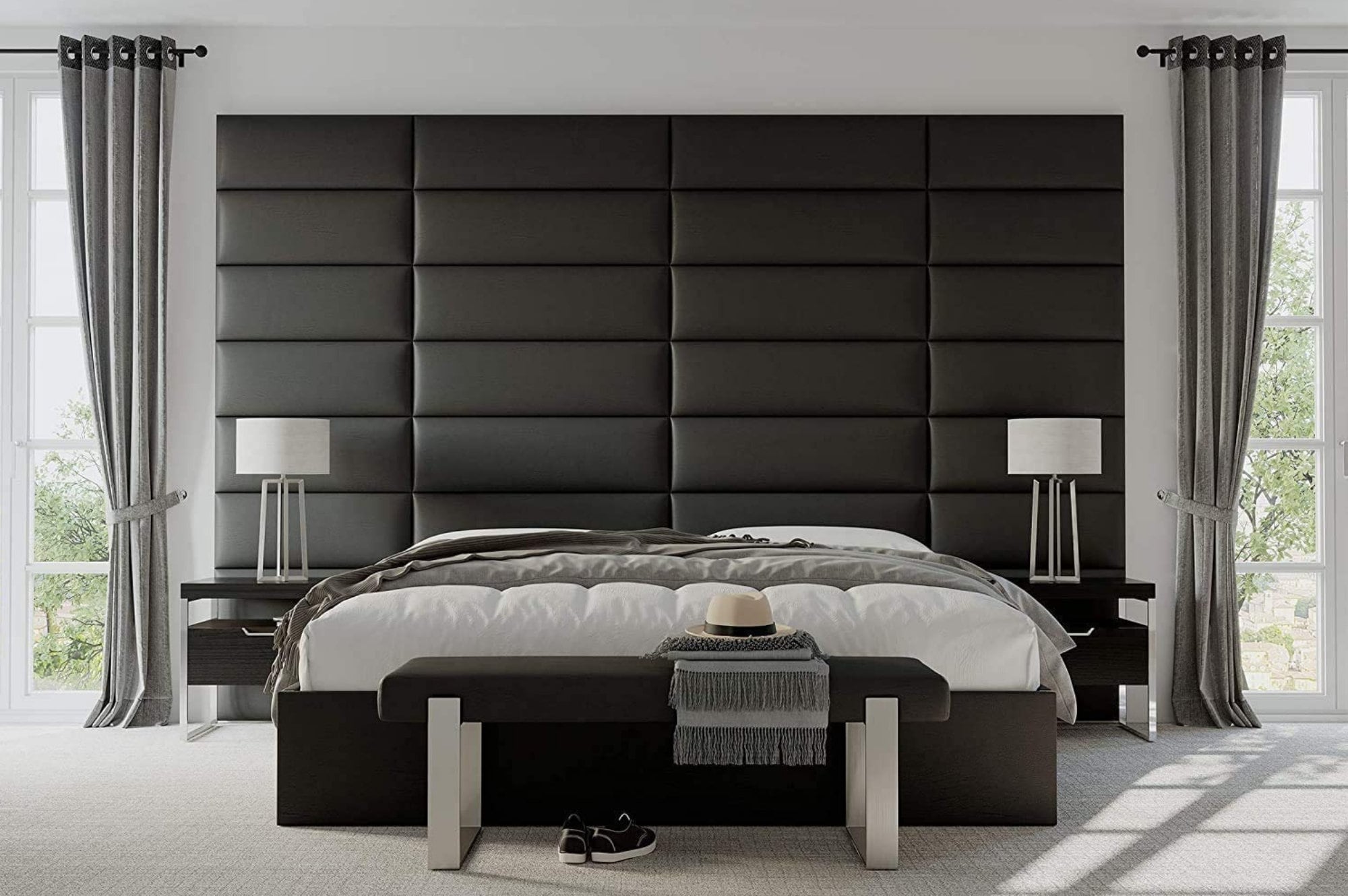 70x25 Cm Velvet Upholstered Wall Panels / Headboard Luxury UK Etsy UK