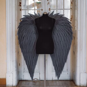 Dark Angel Wings Costume Photo Shoots Prop - Etsy