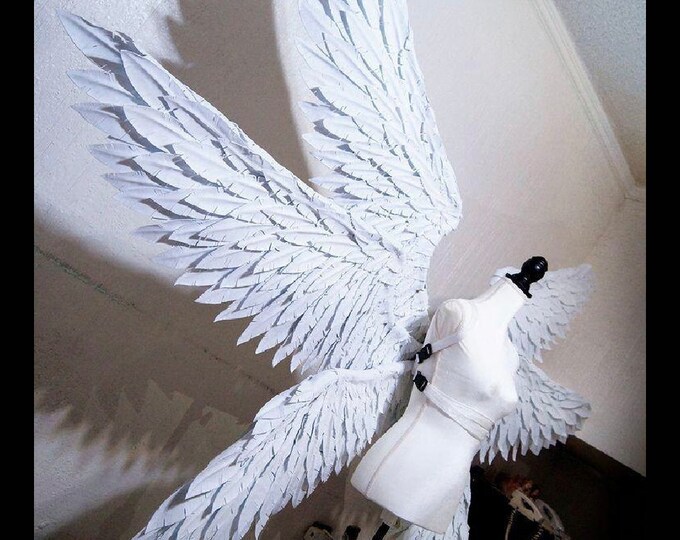 Custom Order White Wings Costume With 6 Wings Etsy