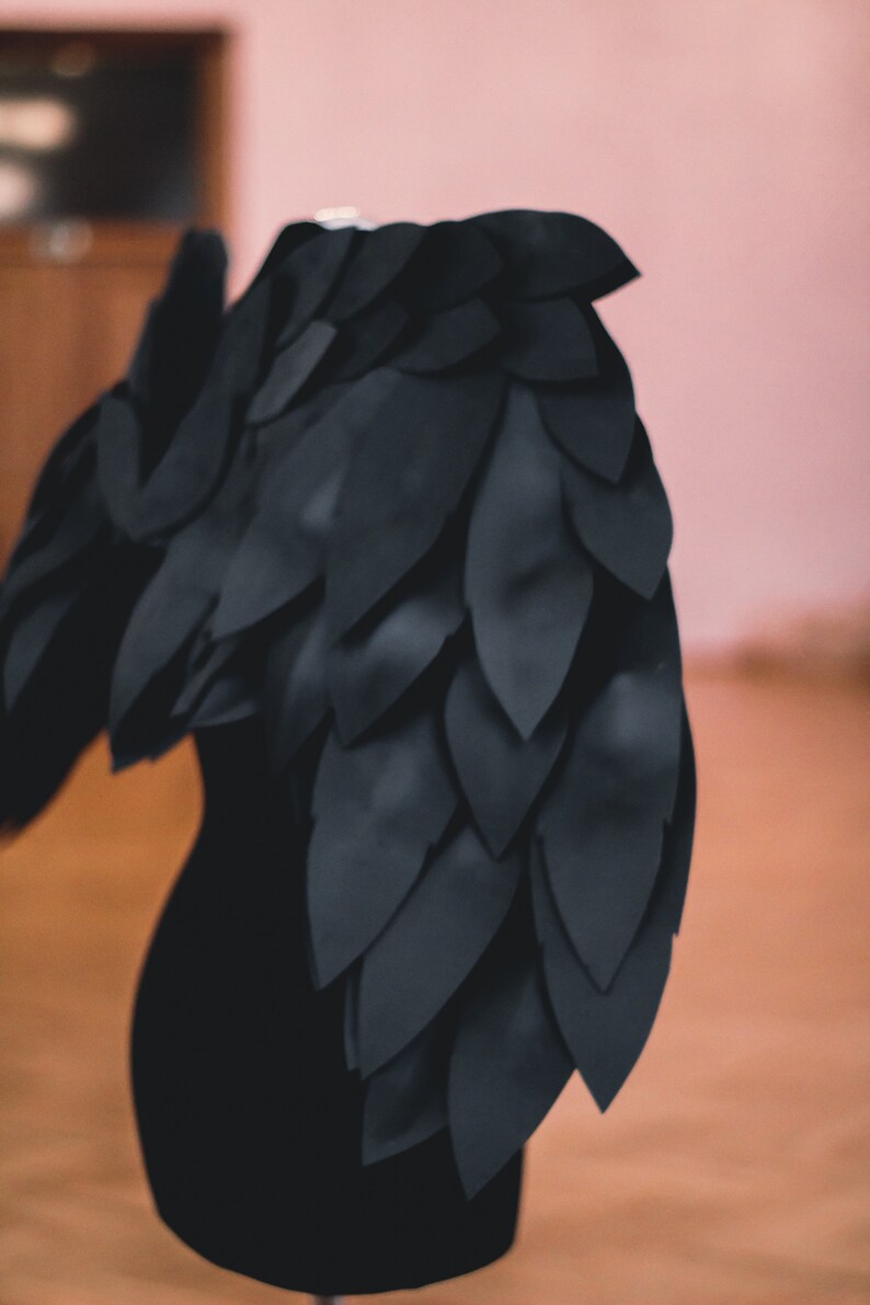 Sexy Black Costume Wings Small Size Etsy