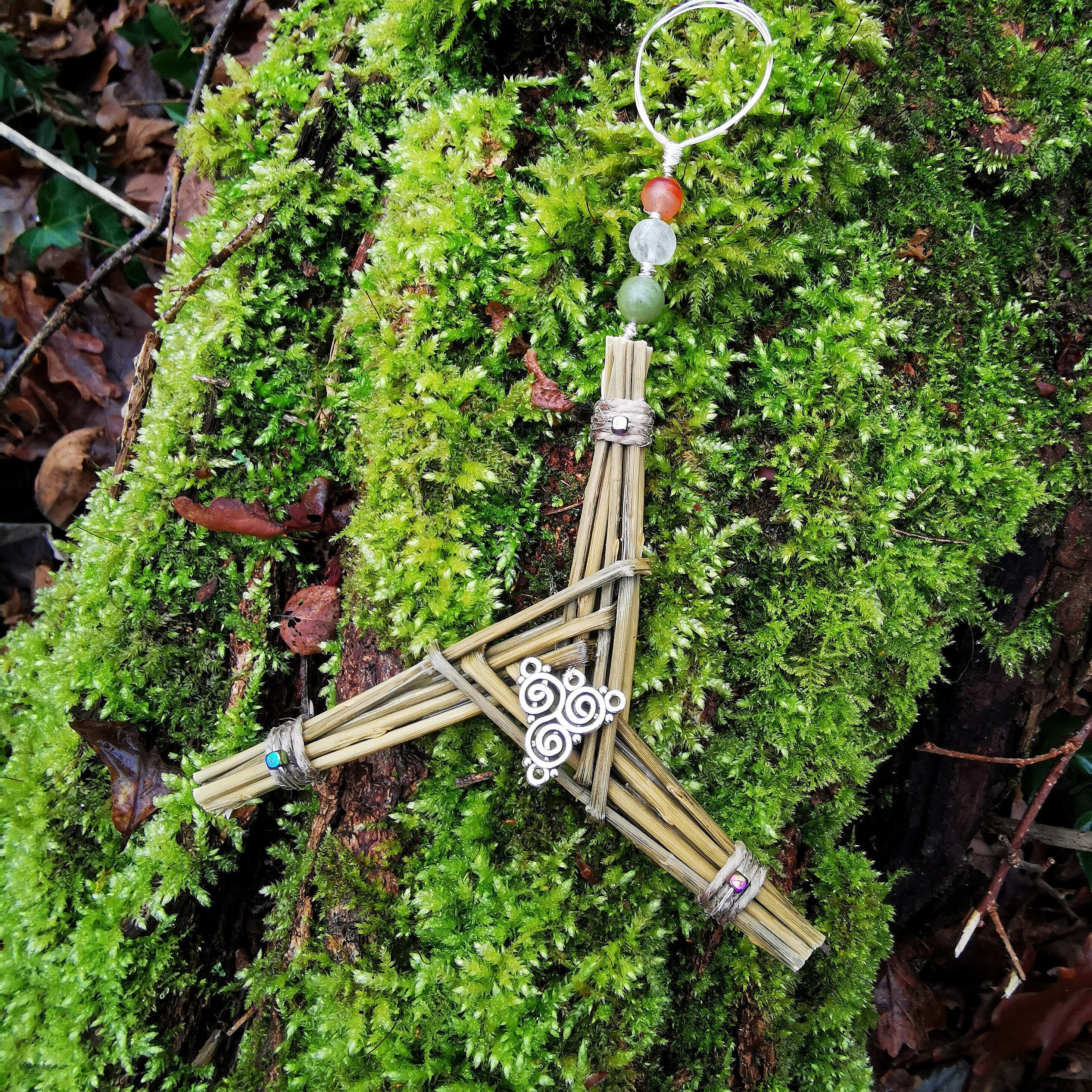 Croix de Brigid/Talisman Protécteur d'imbolc