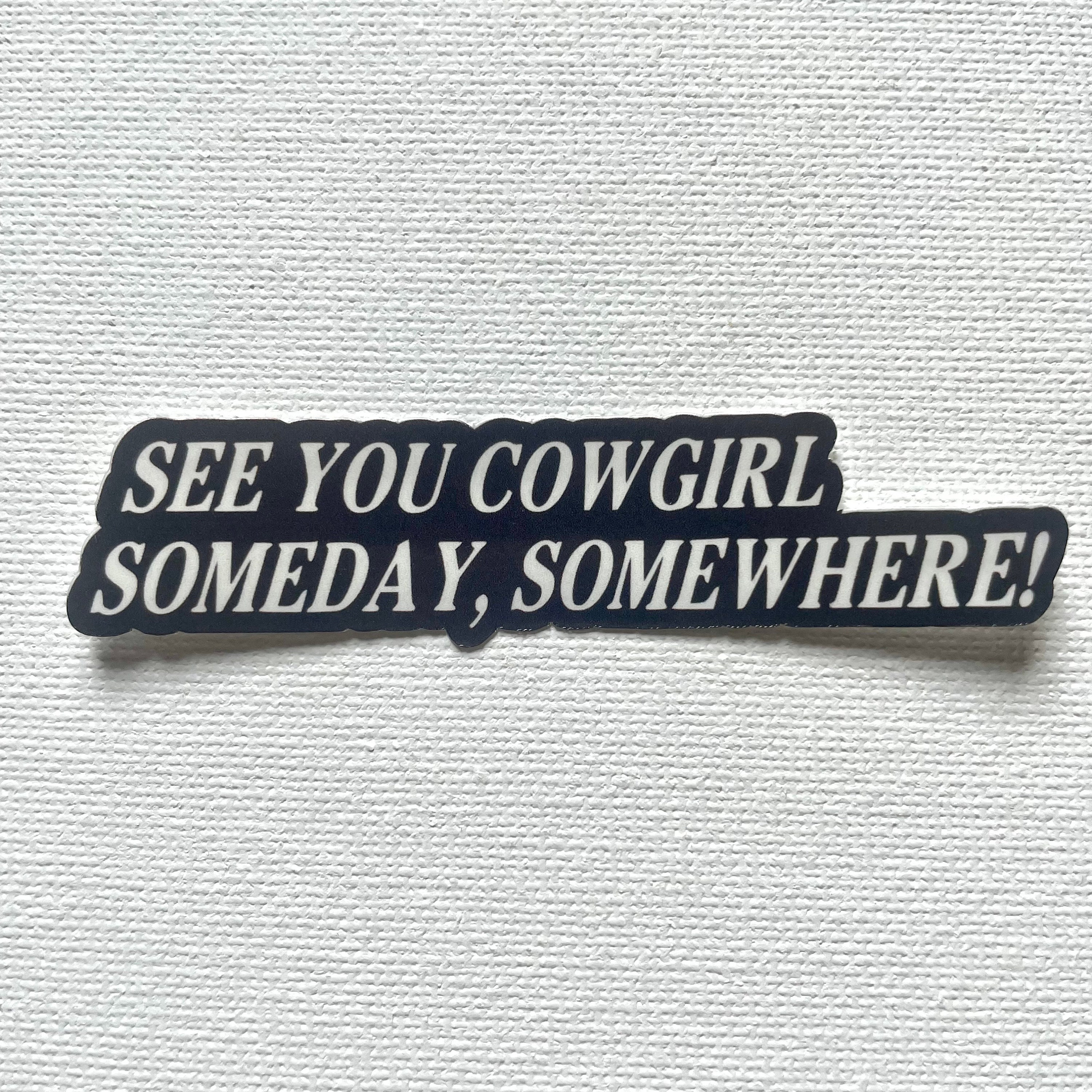 Cowboy Anime Stickers, Cowgirl Stickers, See Ya Space Cowboy
