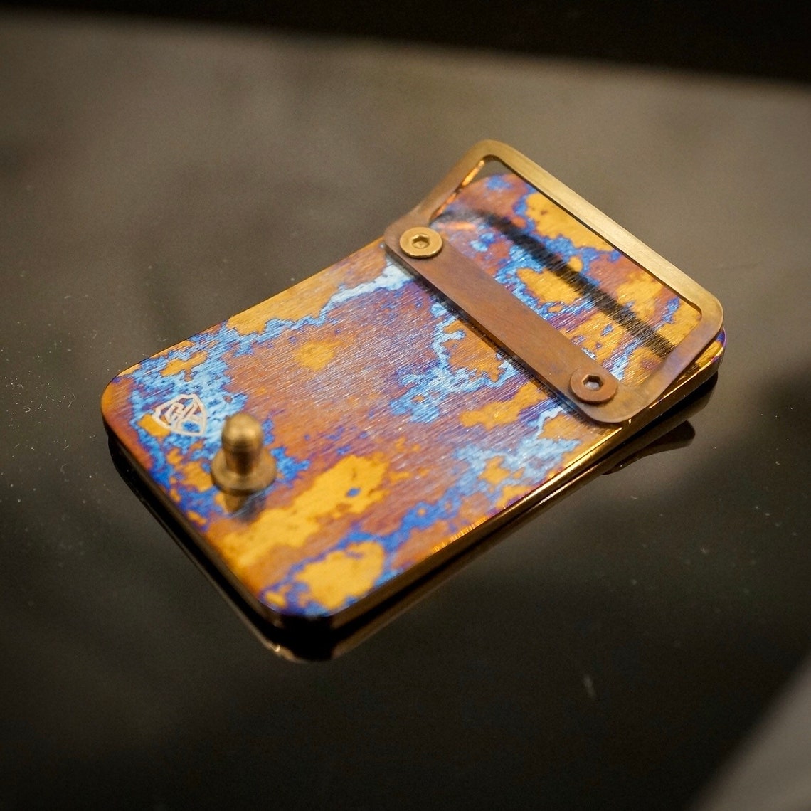 Premium Buckle Titanium for a wide belt. Etsy