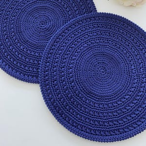 Crochet Round Placemats