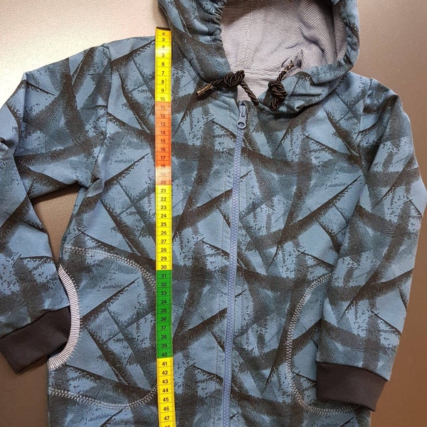 Sweatjacke modern für Jungs Größe 128