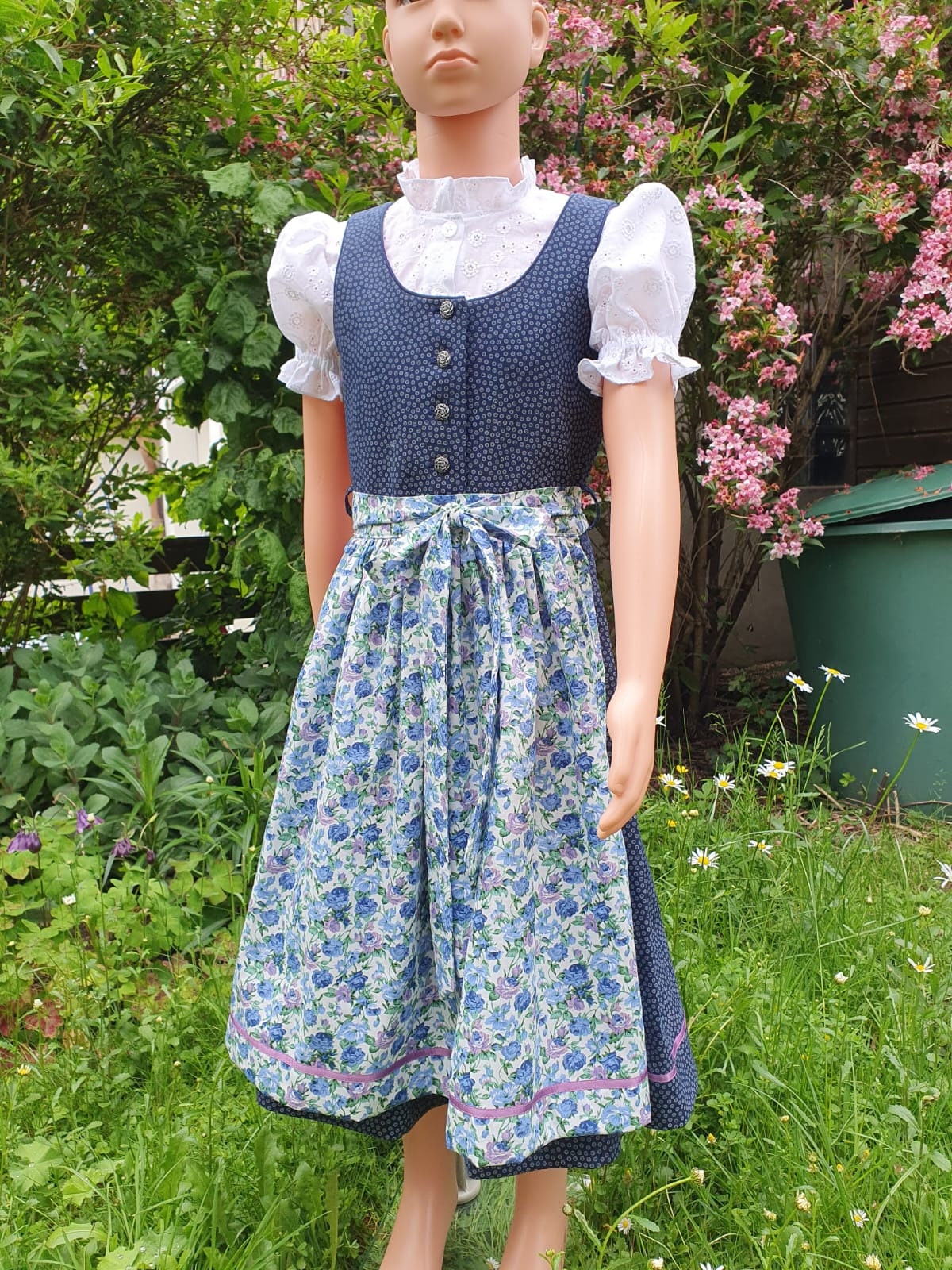 子ども用　ディアンドル　116cm austria オーストリア製 Children's Dirndl Blue Size 122 - Etsy
