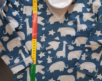 Sweatshirt Wildtiere Größe 104/110 für Jungs