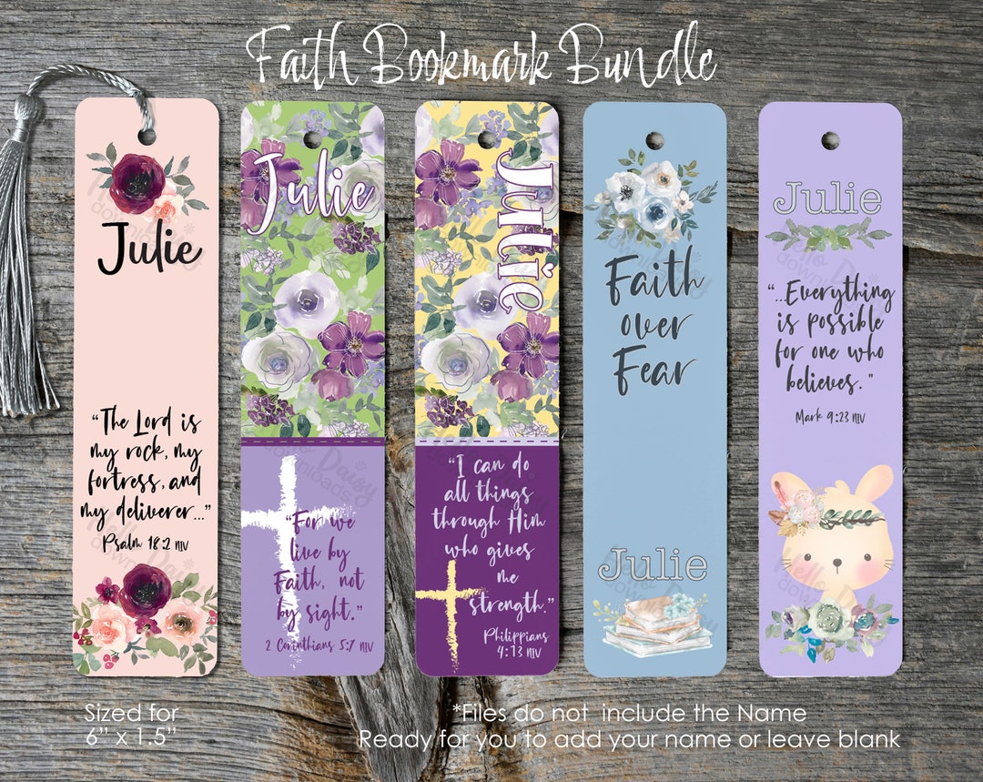 Sublimation Bible Verse Bookmarks – Beautiful Creations - Crafts by Petra