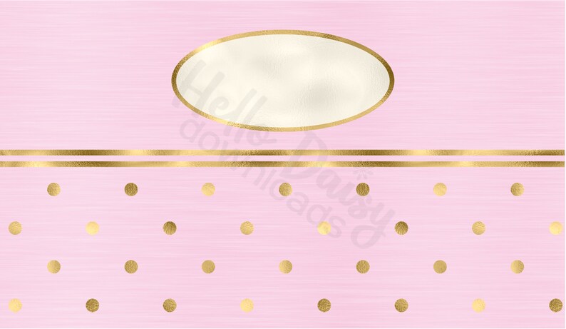 Straight Sippy Cup Design 12 oz | | de conception personnalisable Téléchargement numérique instantané du fichier PNG | Polka Or Rose Points Toddler Fille Wrap complet image 2