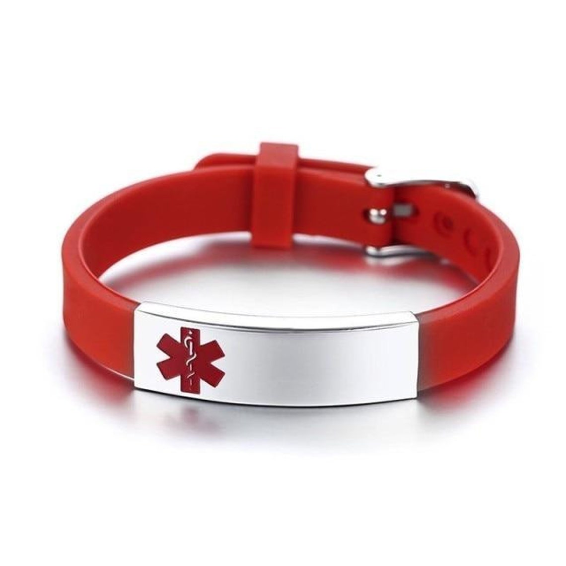 Personalised Medical Alert Bracelet Adjustable Medical ID Etsy UK