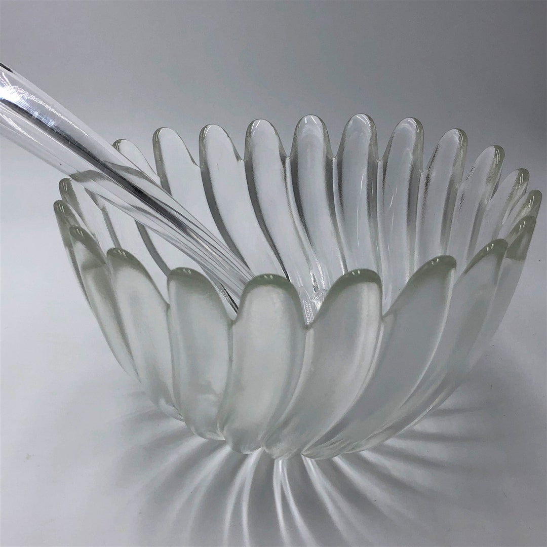 Vintage Studio Nova Crystal Salad Bowl Large Solaris Etsy