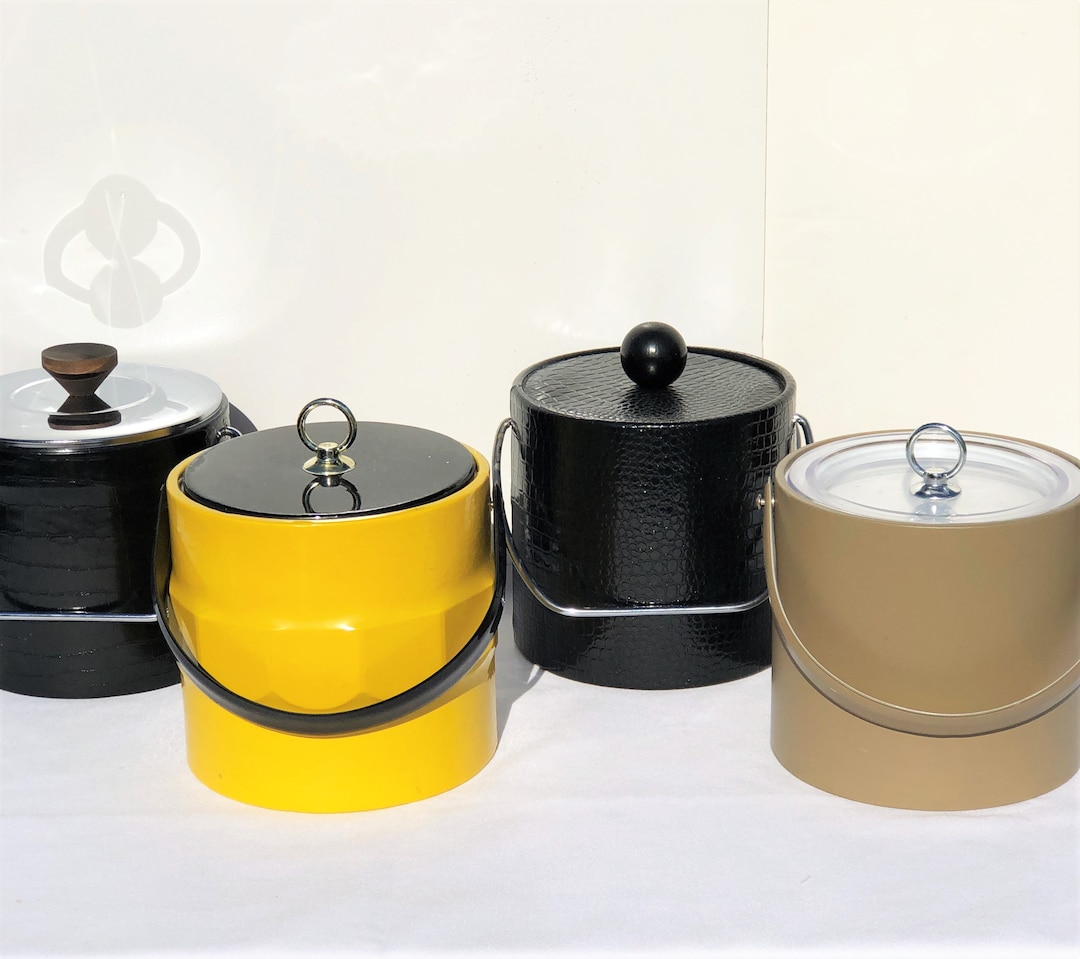 Collection of Vintage Ice Buckets 1960s and 1970s Retro Etsy