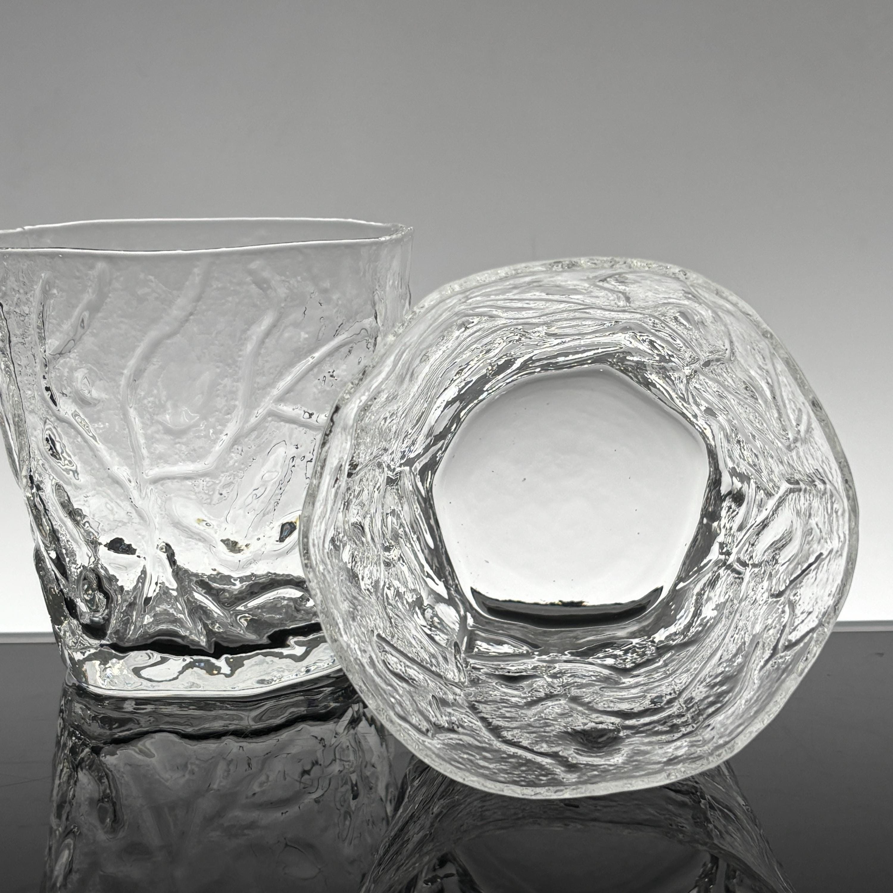 Vintage Libbey Aztec Glasses: Textured Mid-century Barware (set of 2 ...