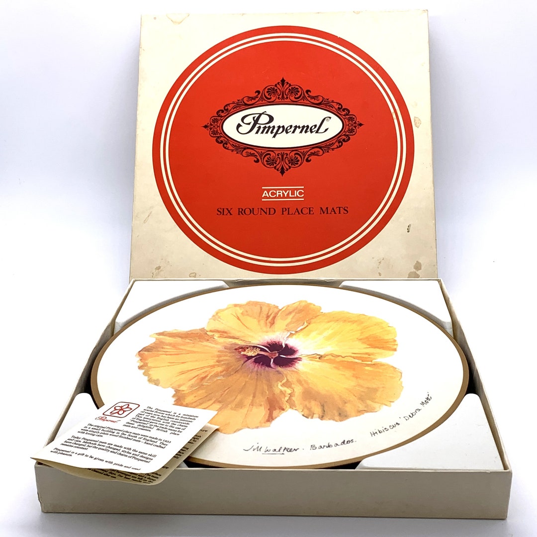 Vintage Pimpernel Placemats Jill Walker Barbados Collection Etsy