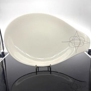 Vintage Hallcraft Fantasy Platter: Eva Zeisel Atomic Serving Dish