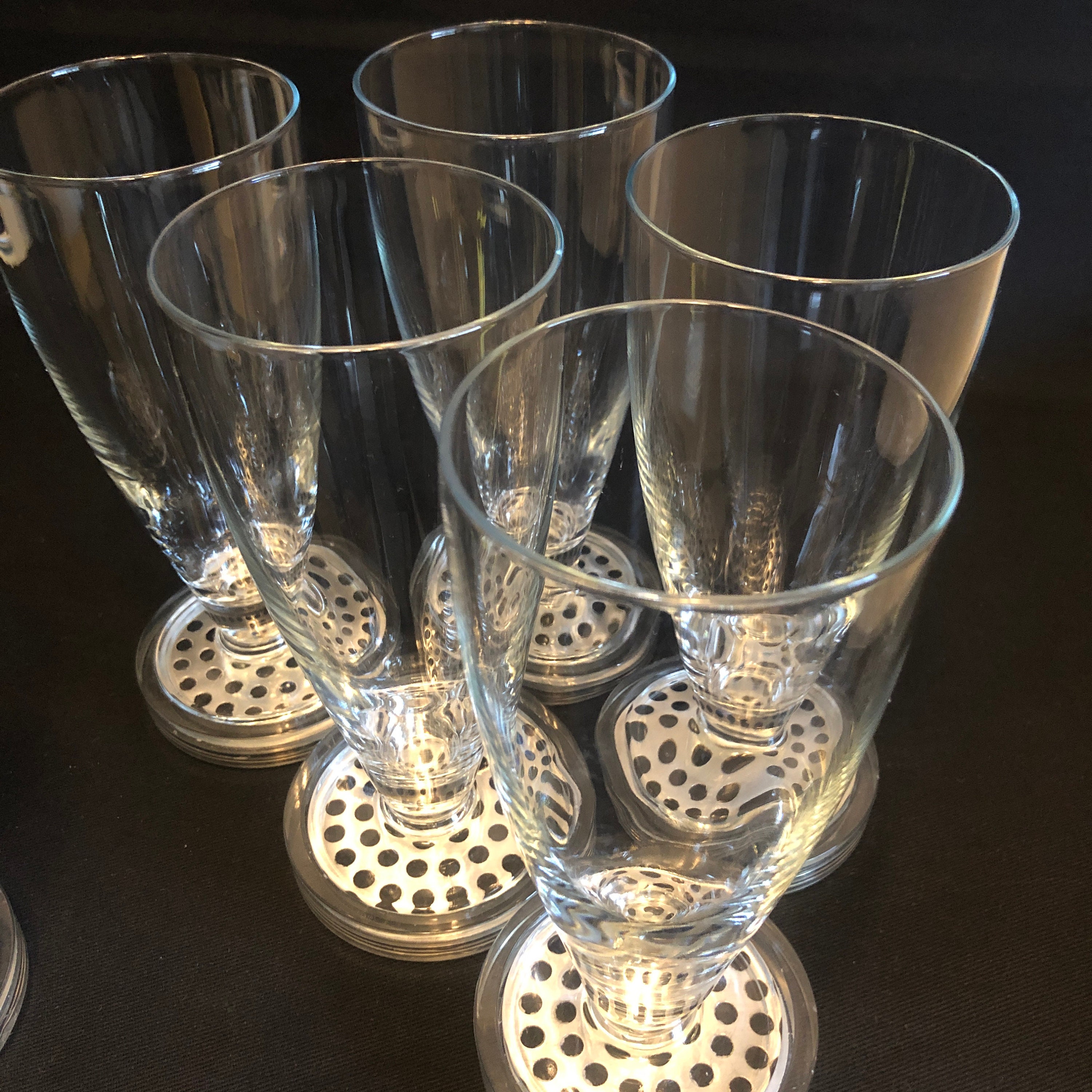 Heavy Footed Pilsner Glass Footed Beer Glass Vintage Pilsner Etsy