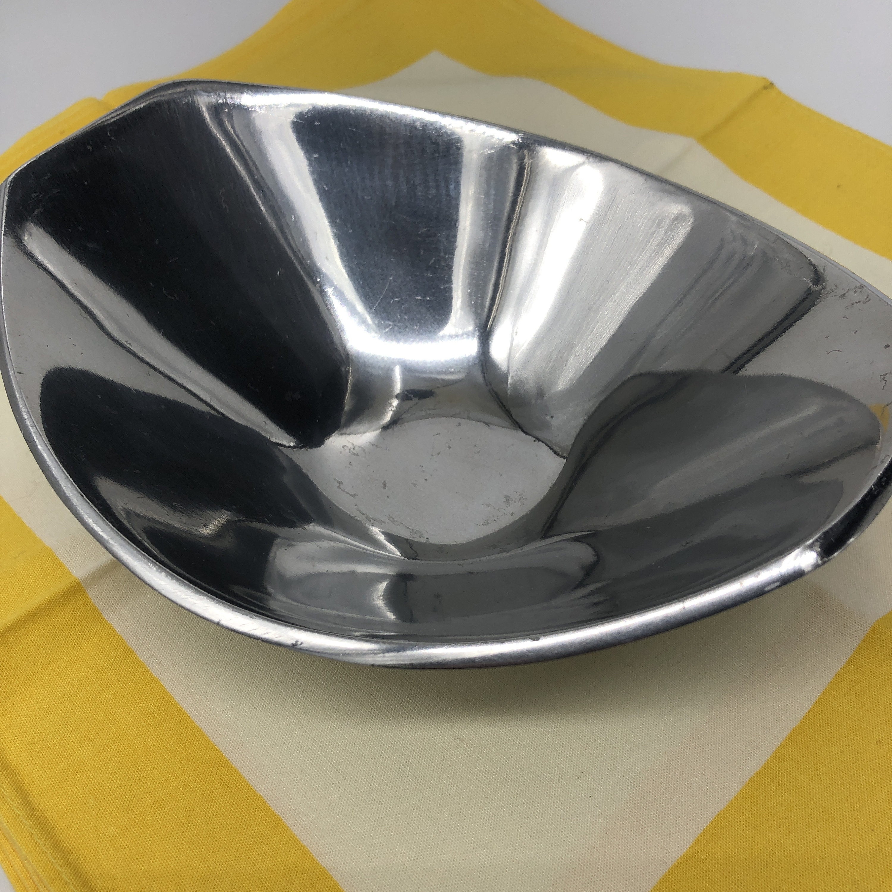 Danish Modern Metal Bowl | DANSK | JHQ Classic Fjord Small Danish Modern Metal Bowl | DANSK | JHQ Classic Fjord Small
