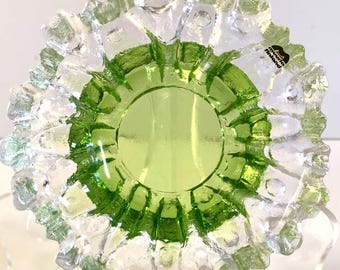 Tauno Wirkkala Muurla Glass Candle Holder: Northern Lights Design