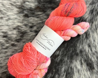 Hand Dyed Yarn | Coral Reef | Merino Cashmere Nylon Sock Set