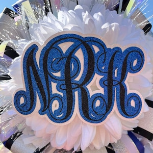 Homecoming Mum Monogram