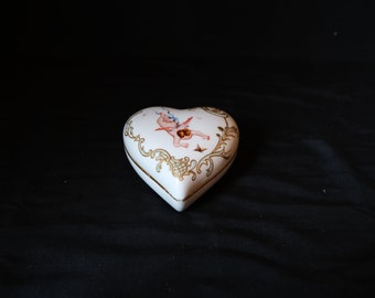 Heart “With Love” Vintage Limoges Box 