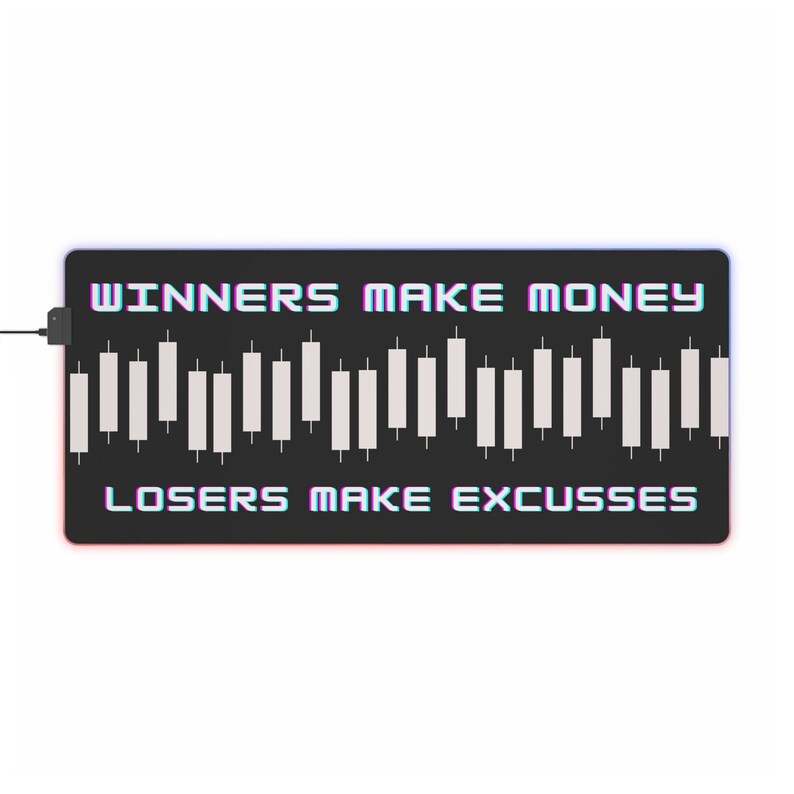LED Gaming Mouse Pad Winners Make Money Etsy