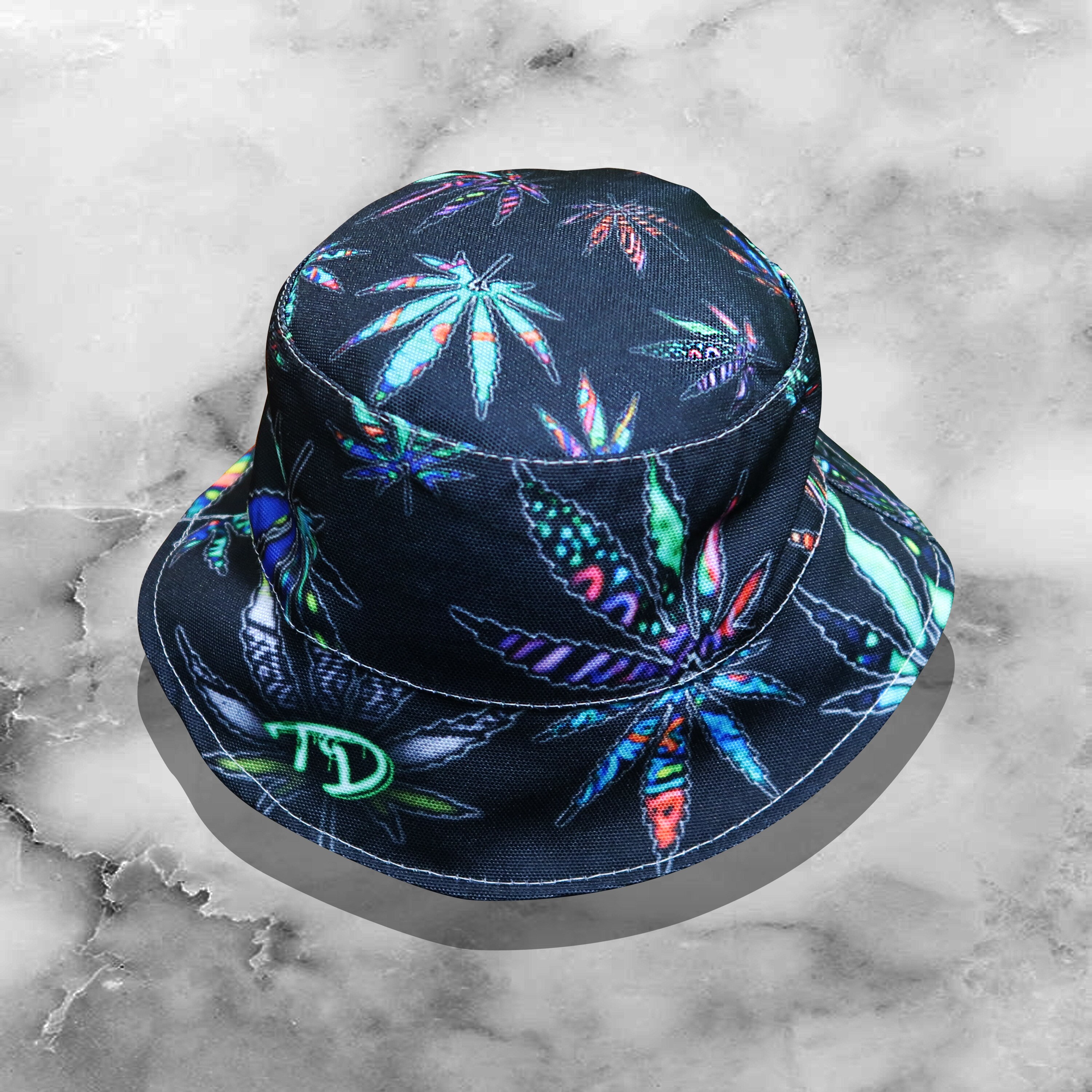Trippy Kush Bucket Hat | Etsy Australia