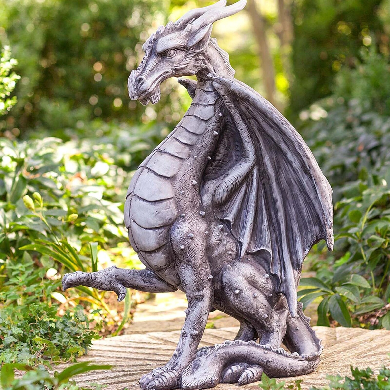 Cute Dragon Exquisite Hand Carved Modern Art Sculpture Etsy