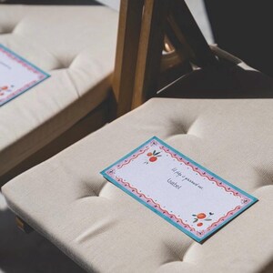 Plaatskaartjes voor de ceremonie van jouw bruiloft